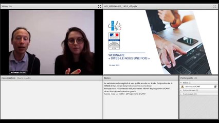 Webinaire DCANT #17 - Dites-le-nous une fois