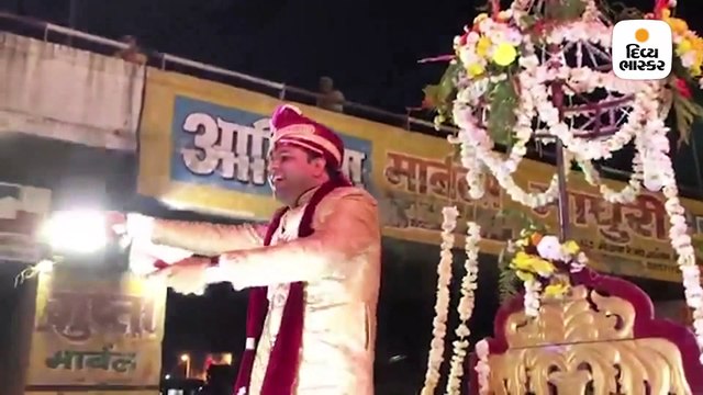 વગર દૂલ્હને કે વગર દોસ્તે વરરાજાએ માર્યા ઠુમકા, હરખમાં આવીને કર્યો આવો ડાન્સ