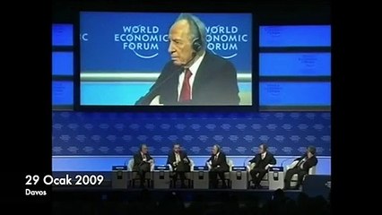 29 Ocak 2009 Davos'ta zulme ve haksızlığa karşı başkaldırı