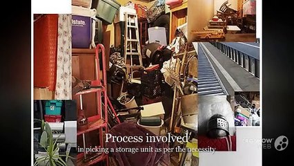 Process involved in picking a storage unit as per the necessity