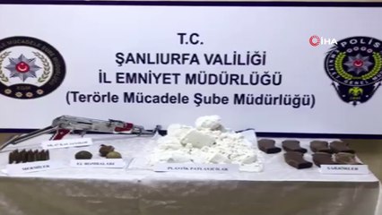 Eylem hazırlığındaki teröristler el bombaları ve mühimmatlarla yakalandı
