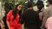 Deepika Padukone & Ranveer Singh spotted in orange track suit at Airport | Boldsky