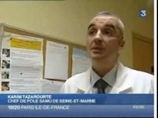 JT FR3 07/01/08 samu 77