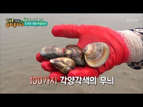 장봉도의 보물, 조개의 여왕 백합조개! [정보통 광화문 640] 18회 20170726