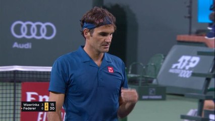 Indian Wells - Federer trop fort pour Wawrinka