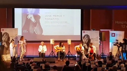 José Mercé y Tomatito en el Hospital 12 de Octubre de Madrid