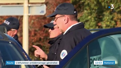Sécurité routière : l'éthylotest antidémarrage généralisé à toute la France