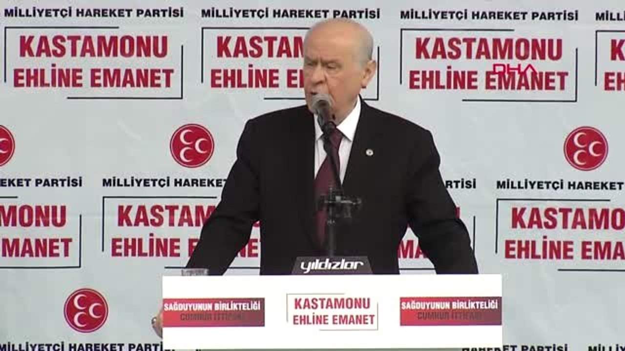 Kastamonu-Mhp Lideri Bahçeli Kastamonu Mitinginde Konuştu-Tamamı Ftp'de