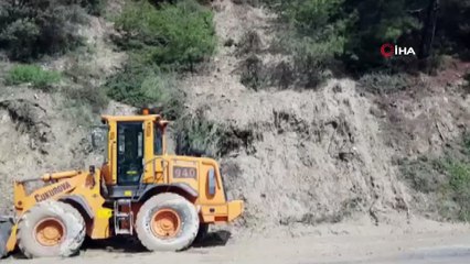 Kuşadası’nda toprak kaymasının izleri silindi