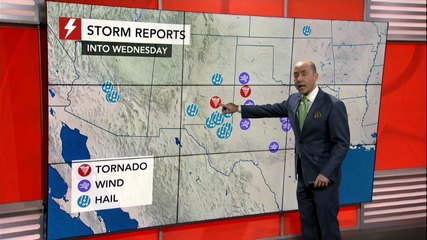 Severe thunderstorm threat to shift east of Mississippi River Thursday