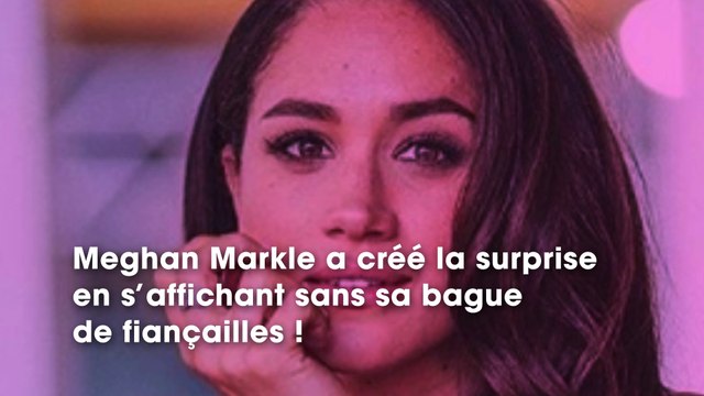 Meghan Markle : pourquoi a-t-elle retiré sa bague de fiançailles ?