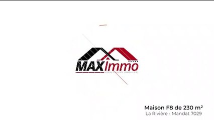 Maison F8 de 230 m² à vendre à La Rivière - La Réunion 974 - 317 125 € HAI
