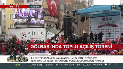 Cumhurbaşkanı Erdoğan Gölbaşı'nda