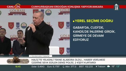 Cumhurbaşkanı Erdoğan Gölbaşı'nda