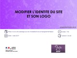 Modifier l'identité d'un site SPIP et son logo