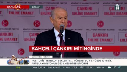 Bahçeli Çankırı'da