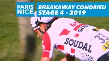 Breakaway Condrieu  - Étape 4 / Stage 4 - Paris-Nice 2019