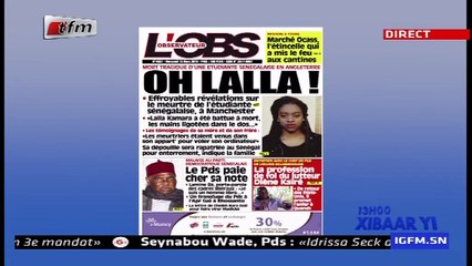 REPLAY - Revue de Presse - Pr : MAMADOU MOUHAMED NDIAYE - 13 Mars 2019