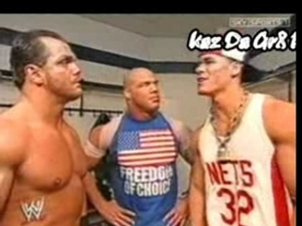 Benoit, Cena, Angle Talk Backstage