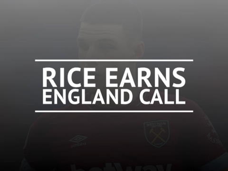 Declan Rice earns England call-up
