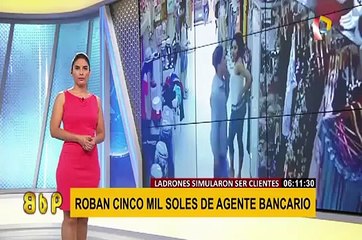 Tumbes: roban 5 mil soles de agente bancario al interior de tienda de ropa