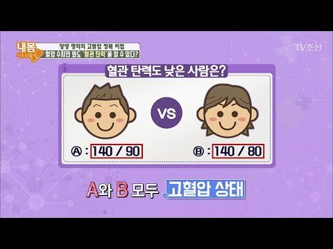 혈압 수치만 봐도 ‘혈관 탄력’을 알 수 있다! [내 몸 사용설명서] 175회 20171020