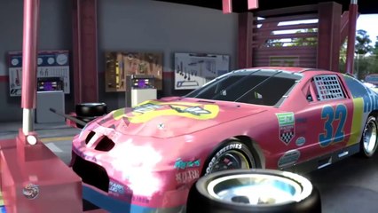 Toy Racing Car Fitting Tyre And Heavy Weight Toy Lorry Helps Space Station