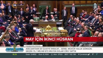 May için ikinci hüsran: Brexit anlaşması yine reddedildi