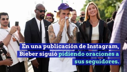 Justin Bieber publica en las redes sociales que está "luchando"