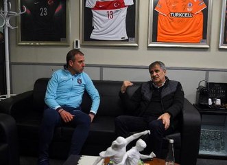 Şenol Güneş, Abdullah Avcı'yı Ziyaret Etti