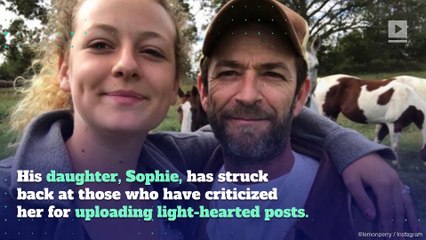 Luke Perry's Daughter Slams Her Critics on Social Media
