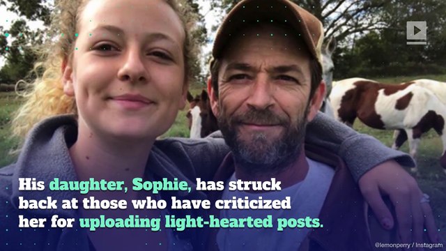 Luke Perry's Daughter Slams Her Critics on Social Media