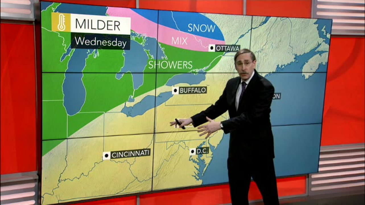Big warmup for East then a chilly weekend