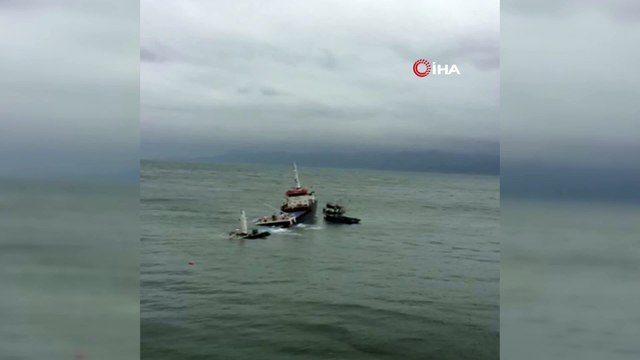 Marmara’da kuru yük gemisi battı