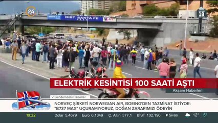 Venezuela'da elektrik kesintisi 100 saati aştı