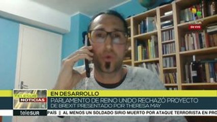 Baeza: Mañana se votará para definir si habrá 'brexit duro' para RU