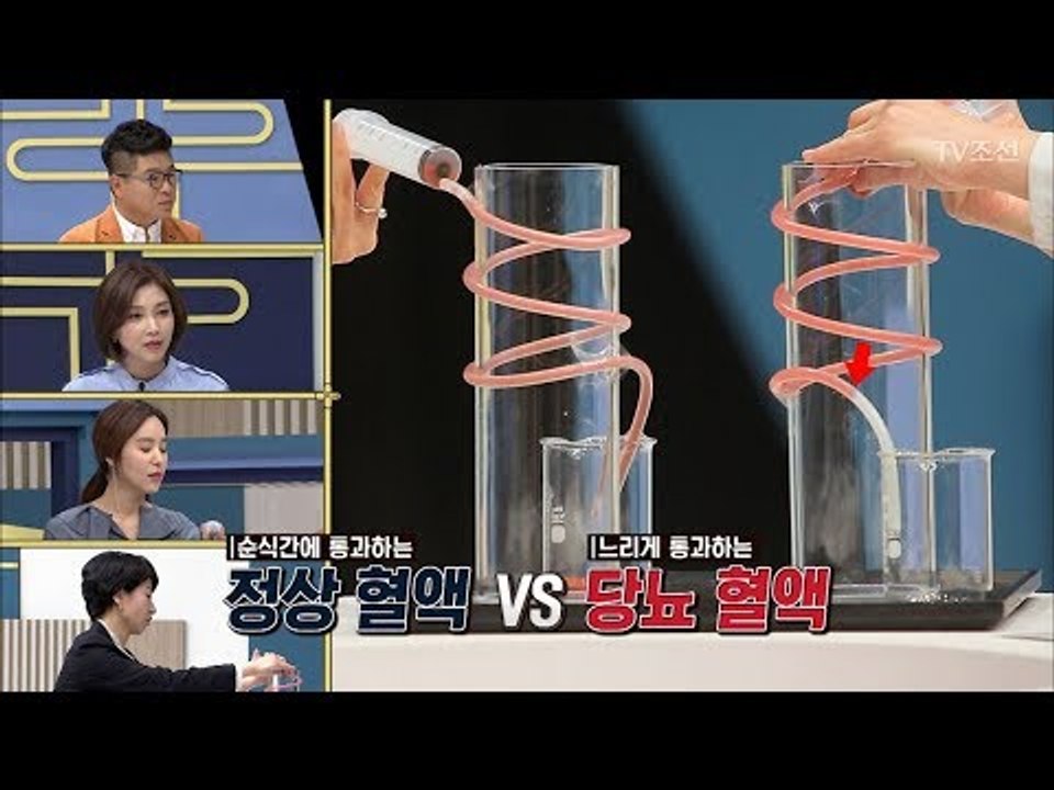 비교 실험! 당뇨 혈액이 우리 몸에 안 좋은 이유! [내 몸 플러스] 79회 2017...