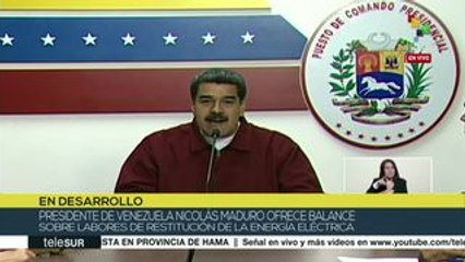 Venezuela investigará sabotaje eléctrico con apoyo internacional