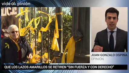VideOkpinión Juan Gonzalo Ospina: "Que los lazos amarillos se retiren sin fuerza y con derecho"