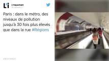 À Paris, le taux de pollution jusqu’à 30 fois plus élevé dans le métro qu’à l’air libre