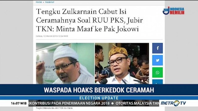 Waspada Hoaks Berkedok Ceramah