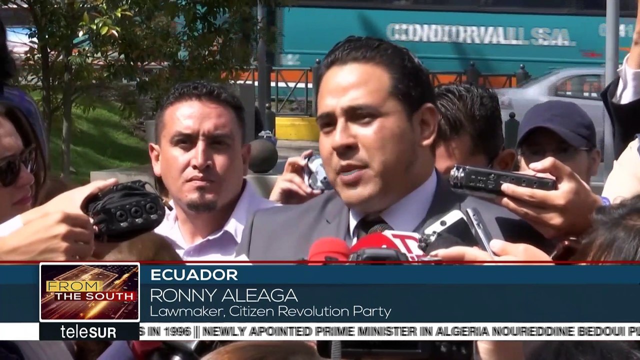 The President of Ecuador's National Assembly Caught Influence Peddling
