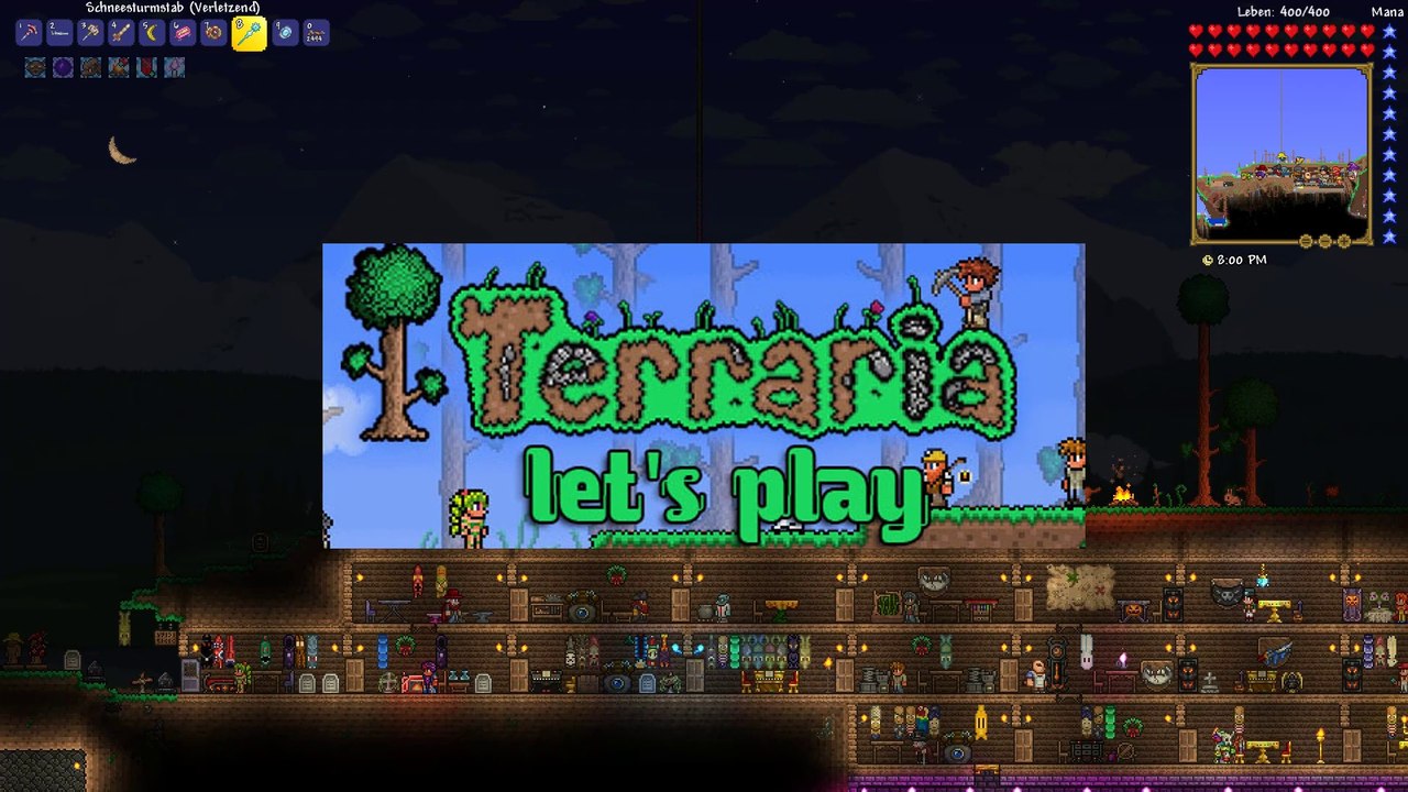 Terraria let's play 164: mechanikwurm & lindwurm