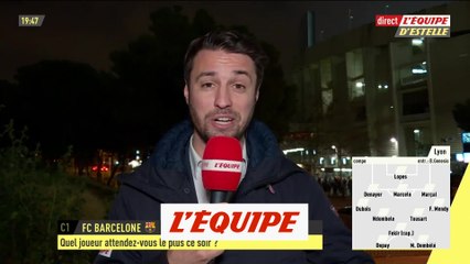 Nigay annonce la composition de l'OL face au Barça - Foot - C1