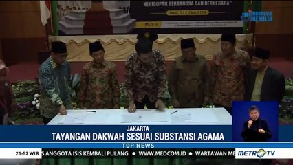 Kemenag, MUI dan KPI Teken MoU Pembinaan Siaran Dakwah