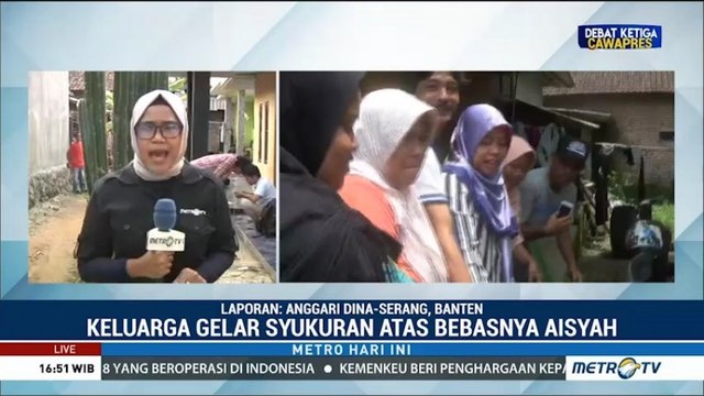 Keluarga Gelar Syukuran Atas Bebasnya Siti Aisyah
