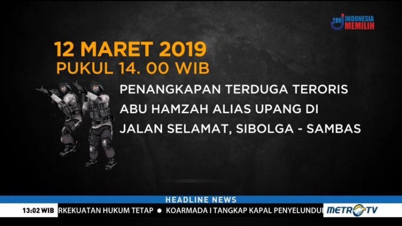 Kronologi Penangkapan Terduga Teroris Sibolga