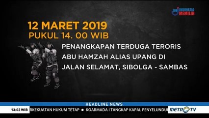 Kronologi Penangkapan Terduga Teroris Sibolga