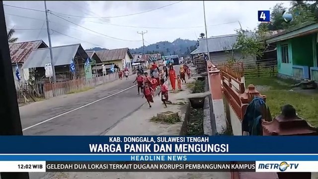 Gempa 5.0 SR Guncang Donggala, Warga Berhamburan Keluar Rumah