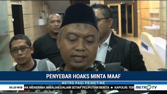 Penyebar Hoaks di Tempat Ibadah Minta Maaf